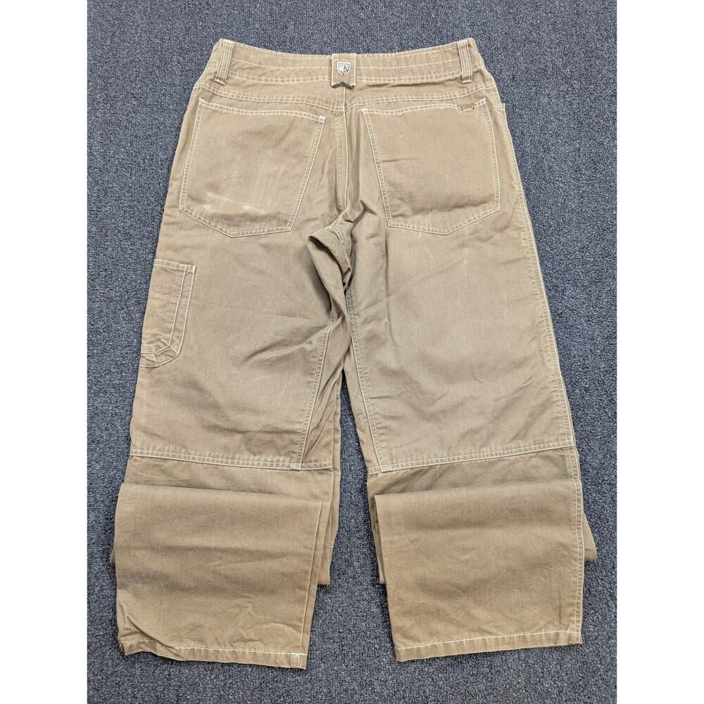 Kuhl Pants Mens 32 x 32 Crag Series Camp Brown Outdoor Hiking Trail Rugged - Picture 3 of 12